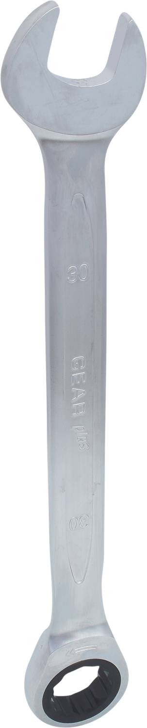 Ein verstellbarer Schraubenschlüssel aus Metall, geeignet für verschiedene Schraubengrößen.