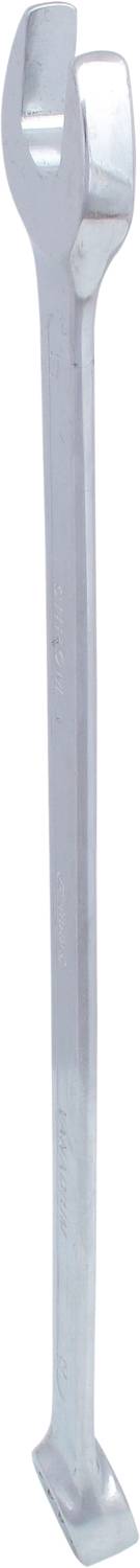 Ein silberfarbener Nageleisen mit gebogenem Ende und Schlitz, ideal zum Entfernen von Nägeln und zum Heben von Holzplatten.