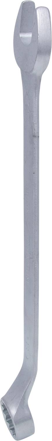 Ein glänzender Reifenmontierhebel aus Metall, der hauptsächlich zum Abheben von Reifen von Felgen verwendet wird.