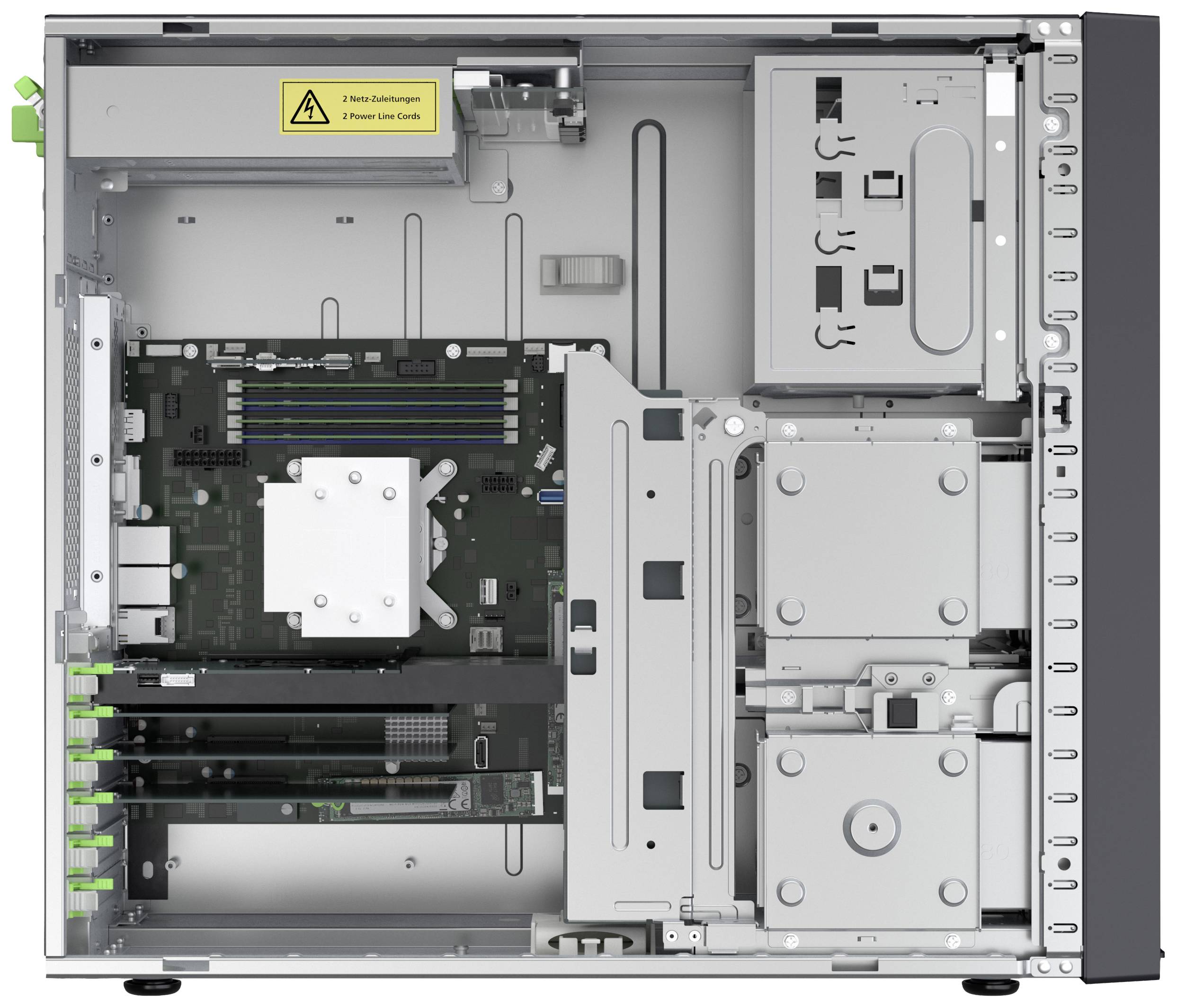 Fujitsu Server PRIMERGY TX1330 M5 Intel® Xeon® E E-2388G 5.1 GHz 32 GB RAM Intel UHD Graphics P750 VFY:T1335SC041IN