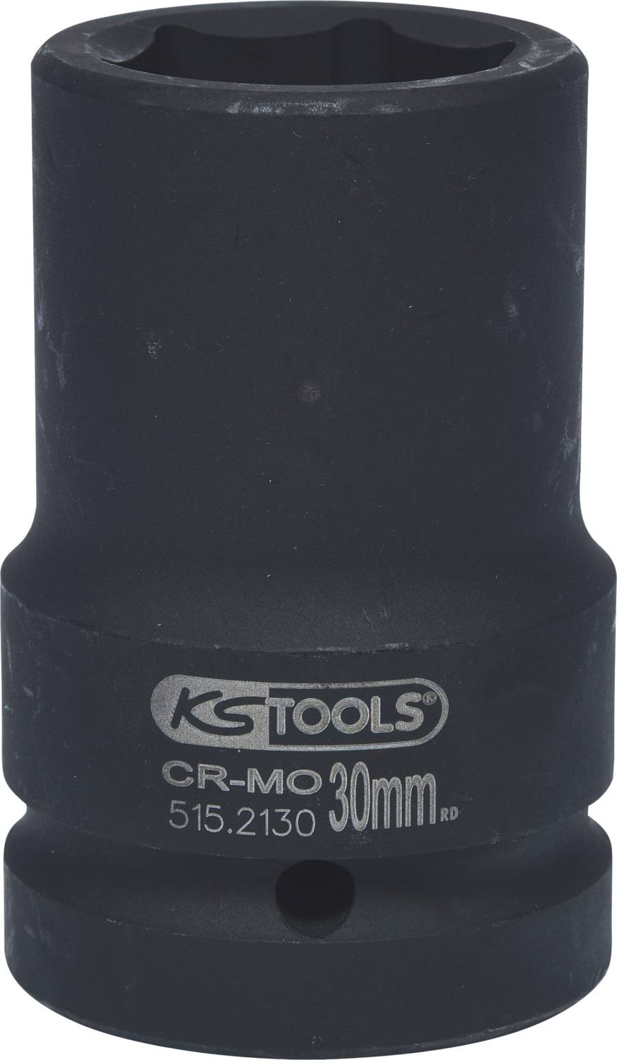 Stecknuss, 30 mm, von KS Tools, aus robustem CR-MO-Stahl. Ideal für mechanische Arbeiten und präzise Passform bei Schraubverbindungen.