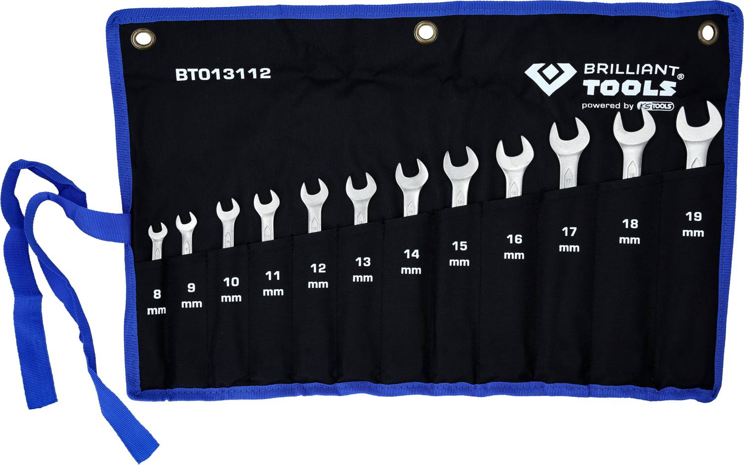 Brilliant Tools BT013112 BT013112 Ring-Ratschenschlüssel-Satz Schlüsselweite (Metrisch) 8 - 53 mm