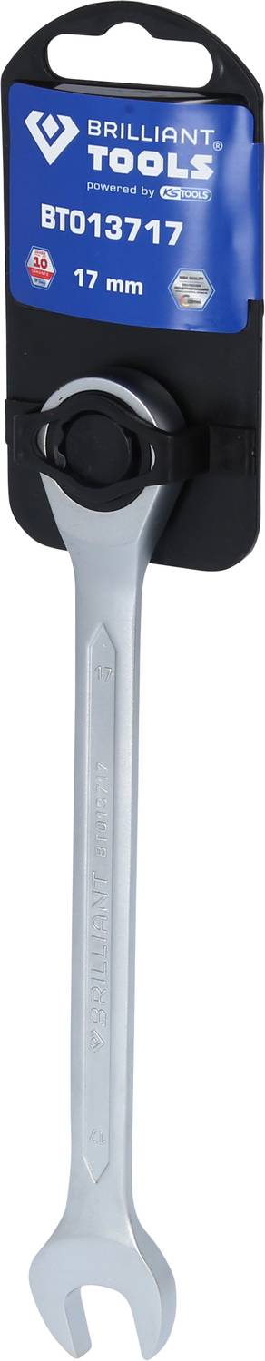 Brilliant Tools BT013717 BT013717 Ring-Ratschenschlüssel Schlüsselweite (Metrisch) 17mm
