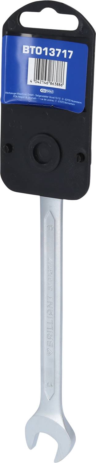 Brilliant Tools BT013717 BT013717 Ring-Ratschenschlüssel Schlüsselweite (Metrisch) 17 mm