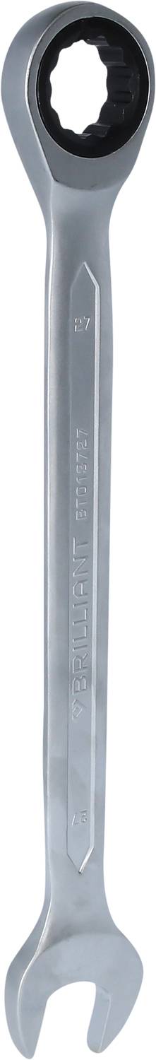 Brilliant Tools BT013727 BT013727 Ring-Ratschenschlüssel Schlüsselweite (Metrisch) 27 mm