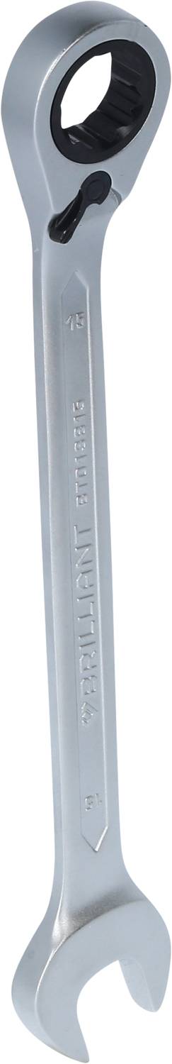 Brilliant Tools BT013815 BT013815 Ring-Ratschenschlüssel Schlüsselweite (Metrisch) 15 mm