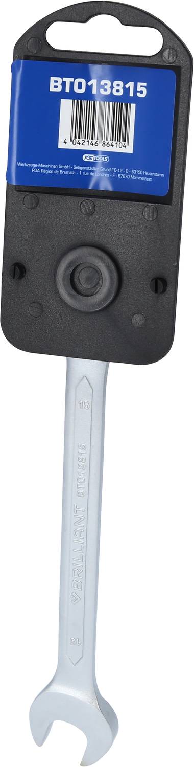 Brilliant Tools BT013815 BT013815 Ring-Ratschenschlüssel Schlüsselweite (Metrisch) 15 mm