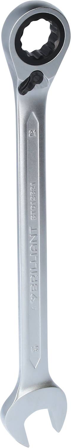 Brilliant Tools BT013821 BT013821 Ring-Ratschenschlüssel Schlüsselweite (Metrisch) 21mm