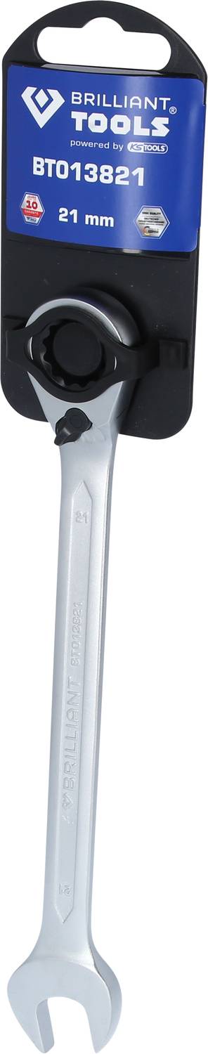 Brilliant Tools BT013821 BT013821 Ring-Ratschenschlüssel Schlüsselweite (Metrisch) 21mm