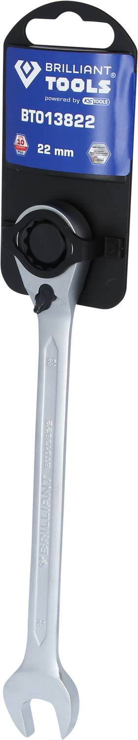 Brilliant Tools BT013822 BT013822 Ring-Ratschenschlüssel Schlüsselweite (Metrisch) 22 mm