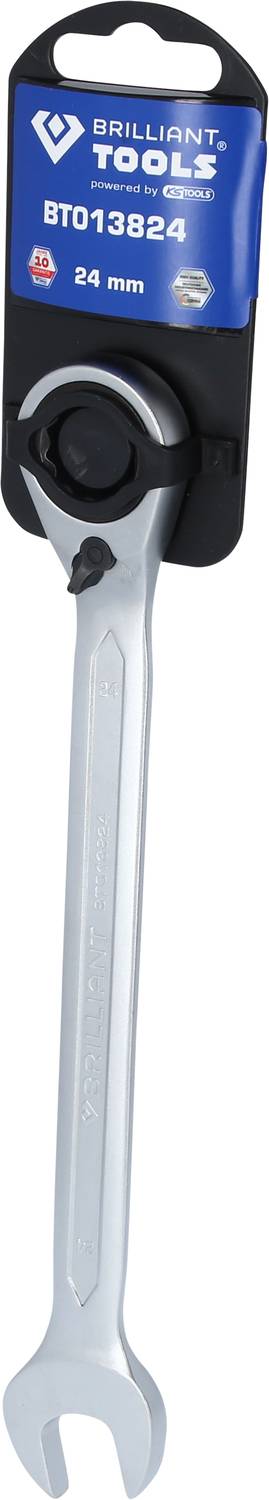 Brilliant Tools BT013824 BT013824 Ring-Ratschenschlüssel Schlüsselweite (Metrisch) 24 mm