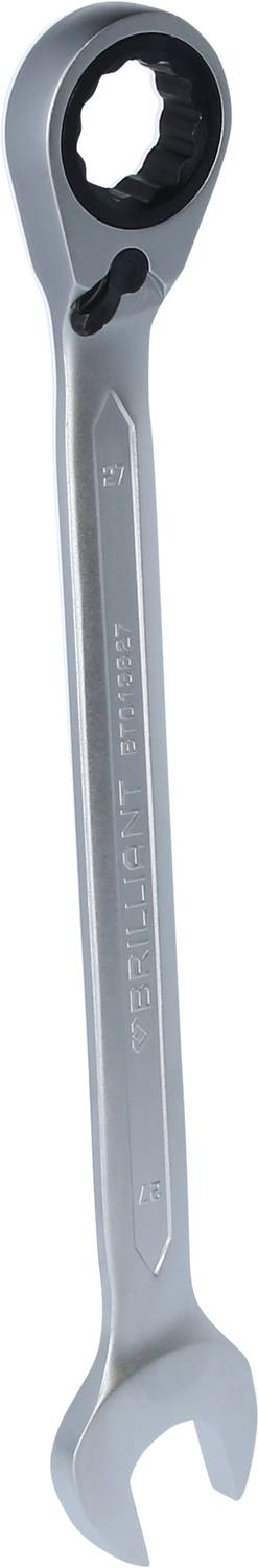 Brilliant Tools BT013827 BT013827 Ring-Ratschenschlüssel Schlüsselweite (Metrisch) 27 mm