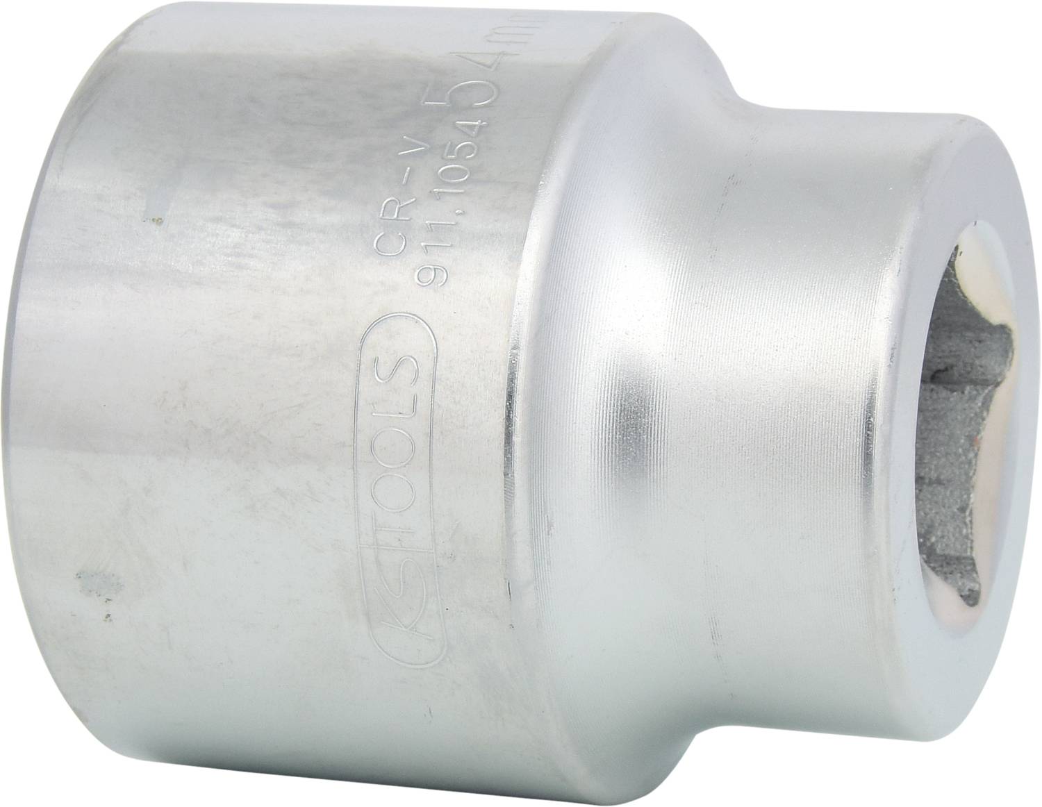 Metallschraubnuss, 15 mm, zylindrisch, silbern, verwendet zum Lösen oder Anziehen von Schrauben und Muttern.