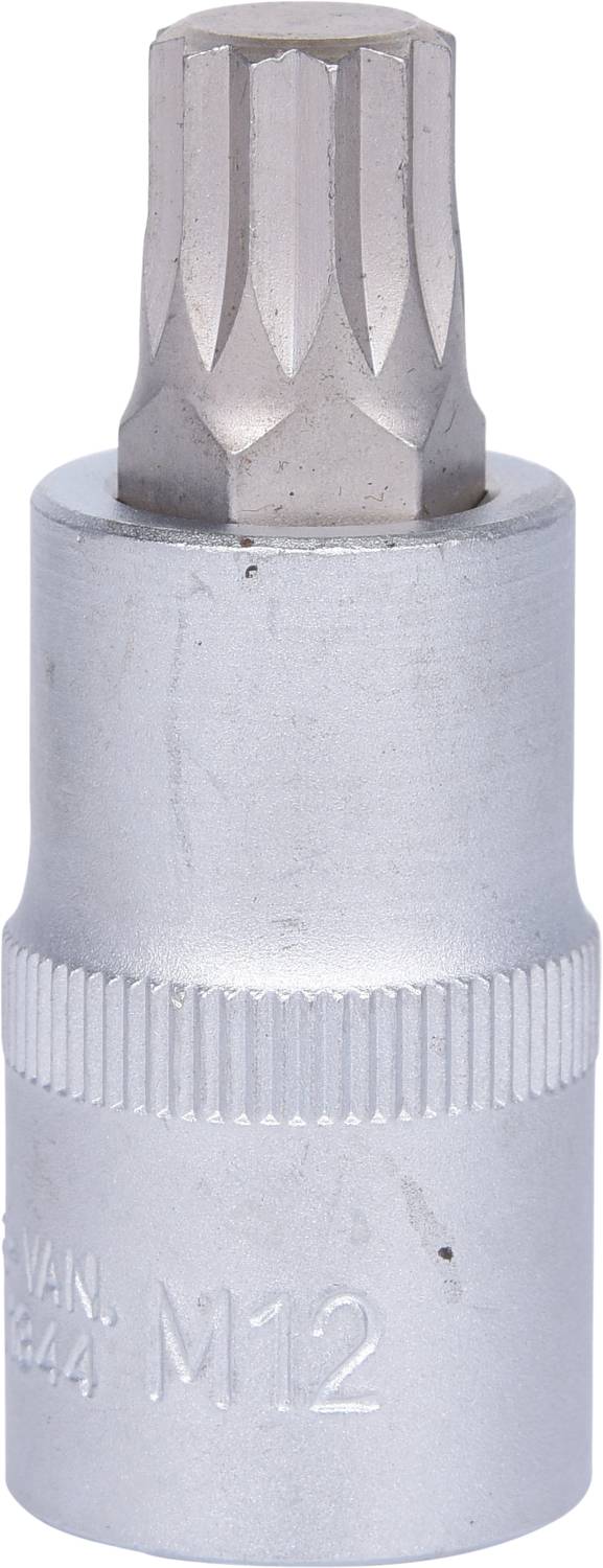 'Silberne Steckschlüsselnuss mit Aufschrift 