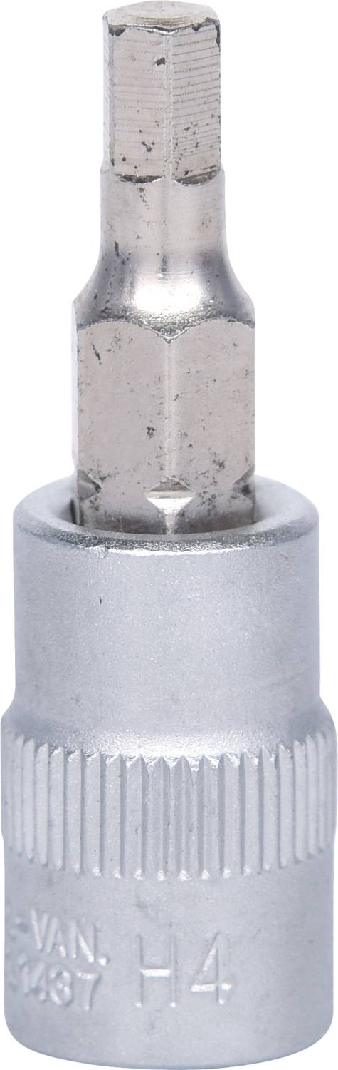 Metallsteckschlüssel mit sechseckigem Kopf, verwendet für Sechskantschrauben. Geeignet für Reparatur- und Montagearbeiten.