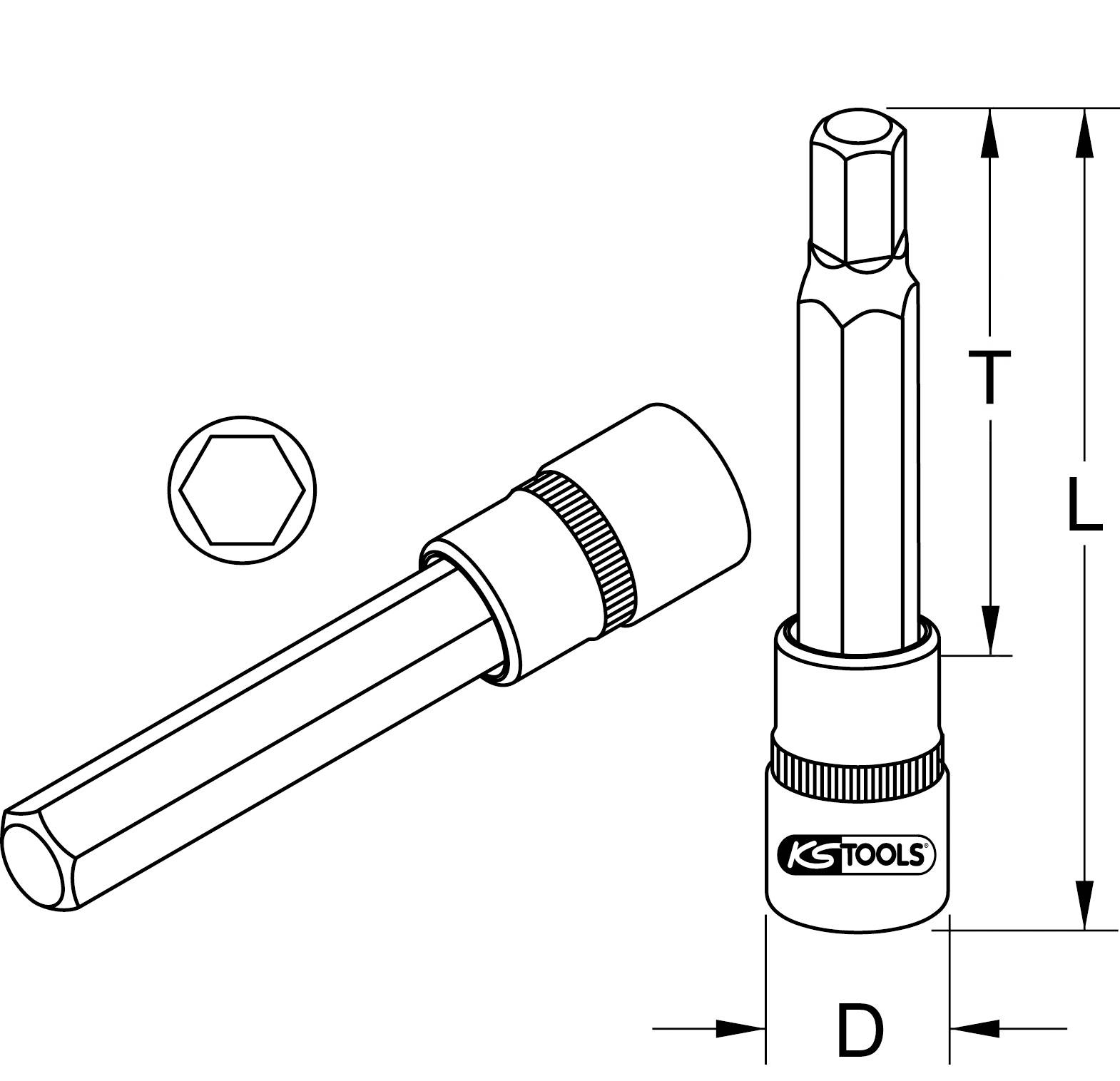 KS Tools 9115327 Stecknuss