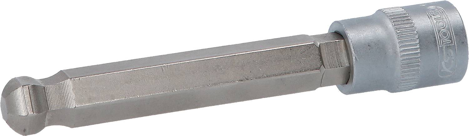 Ein magnetischer Bithalter aus Metall, der zum Fixieren von Schraubendreherbits dient. Geeignet für präzise Arbeiten an engen Stellen.