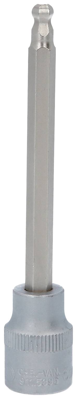 Sechskant-Schraubendreheraufsatz mit Verlängerung, aus Metall, geeignet für manuelle oder maschinelle Anwendung.