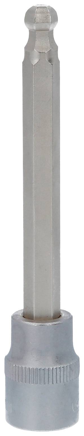 Ein länglicher Sechskant-Bitaufsatz aus Metall, geeignet für Schraubendreher oder Bohrmaschinen.