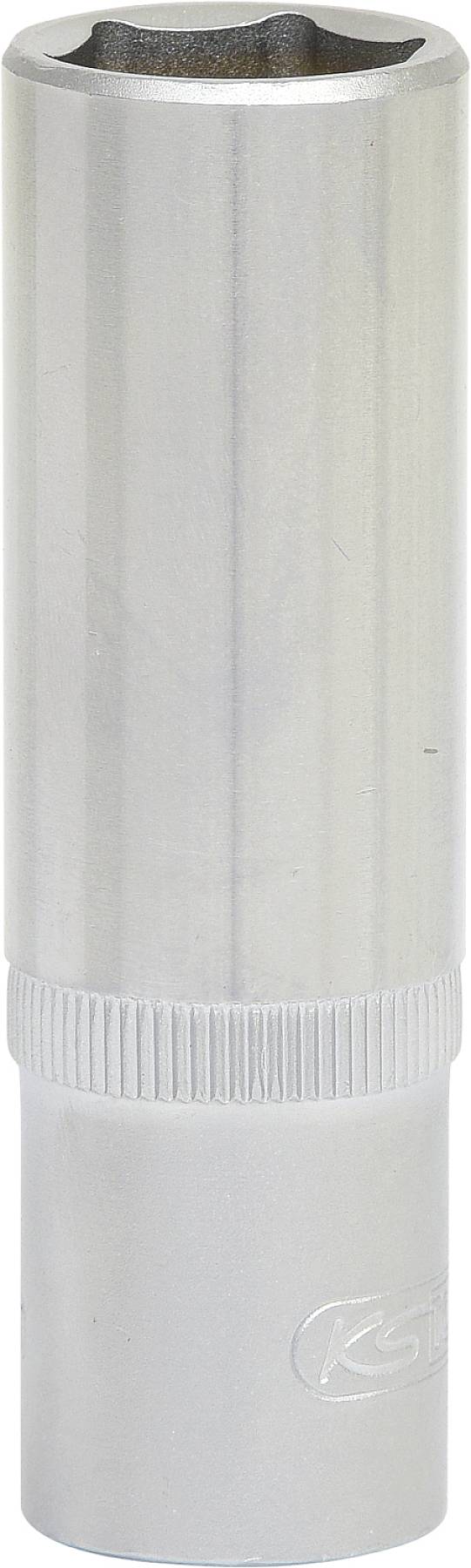 Zündkerzenschlüssel aus Metall, zylindrische Form, geeignet zum Entfernen oder Ersetzen von Zündkerzen bei Fahrzeugen.