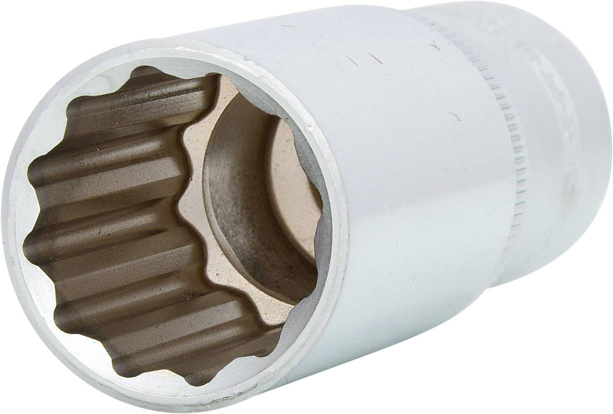 Metallschraubenschlüssel aus Chrom-Vanadium-Stahl, zylindrische Form, geeignet für verschiedene Schraubenkopfgrößen.