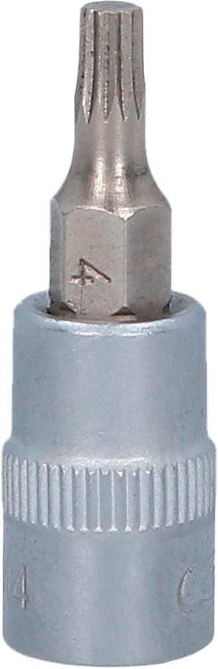 Schraubendreher-Bit mit sternförmiger Spitze und silbernem Schaft.