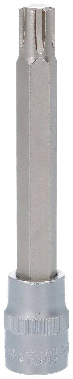 Ein langer Schraubendrehereinsatz mit einem Torxeinsatz oben, verwendet für spezielle Schraubenköpfe.