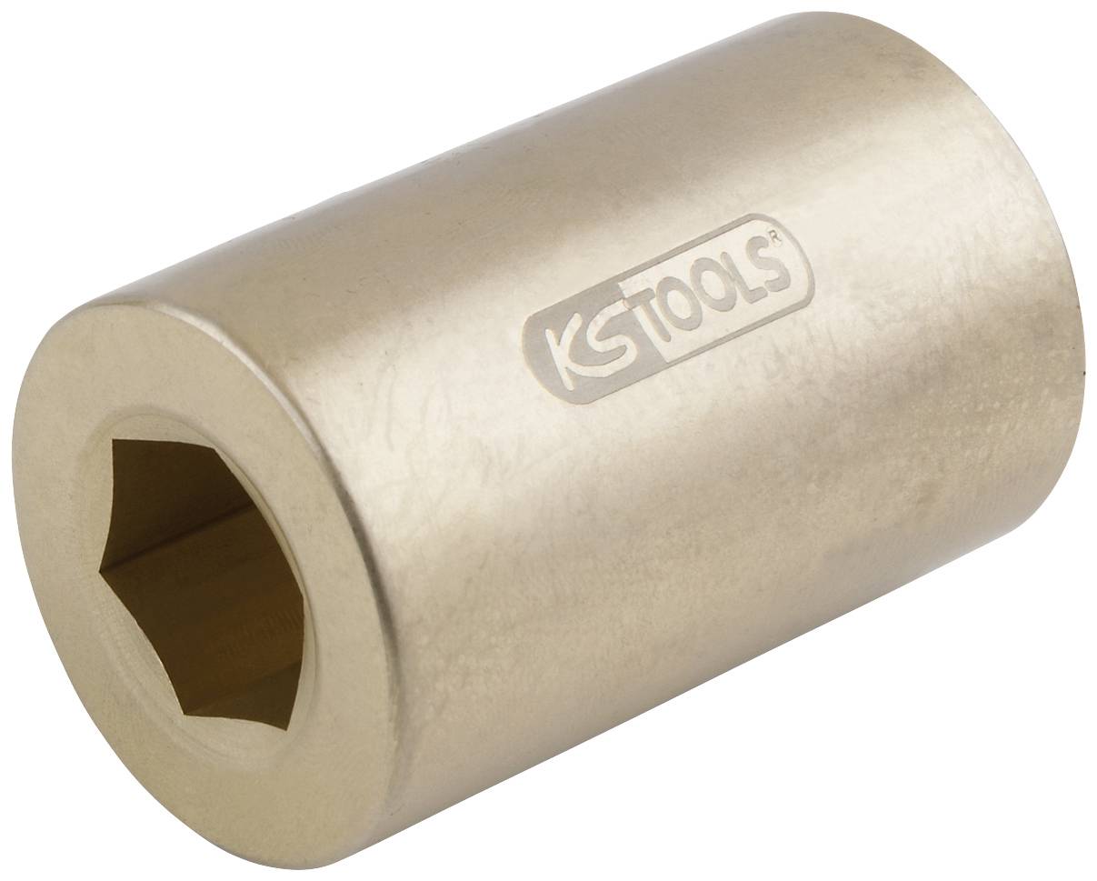 Sechskant-Steckschlüsselaufsatz aus Metall mit der Aufschrift 'KS Tools'.