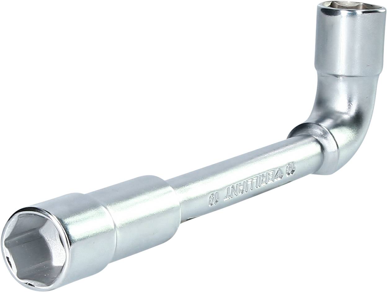 Ein L-förmiger Rohrschlüssel aus Metall, hauptsächlich verwendet zum Festziehen oder Lösen von Muttern oder Bolzen.