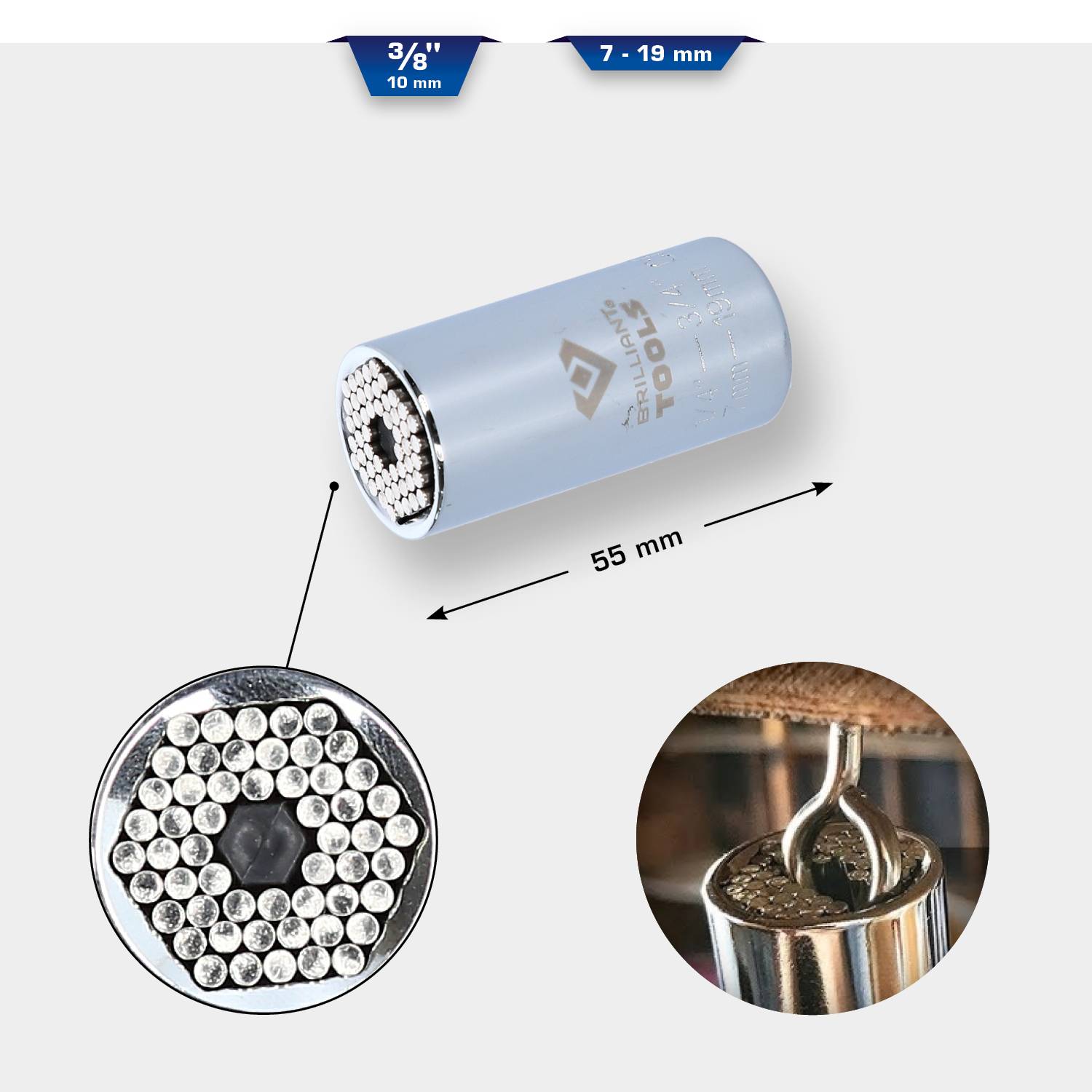 Brilliant Tools BT021899 Stecknuss