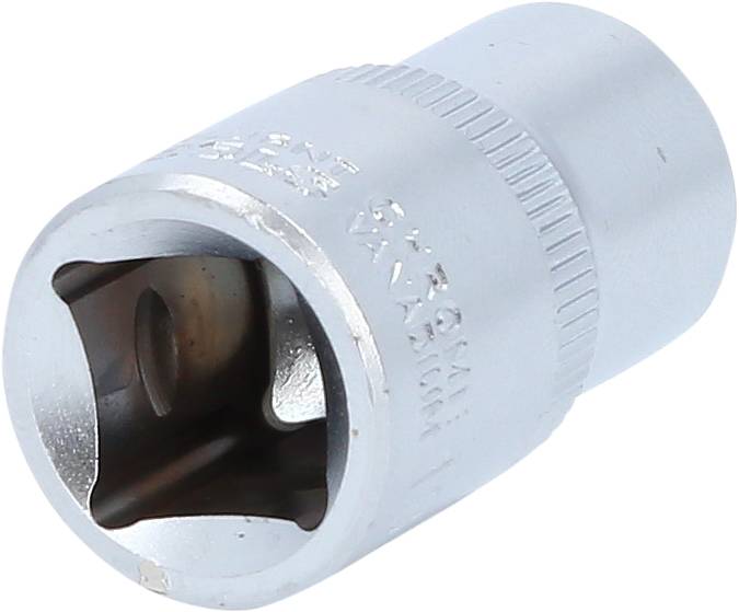 Metallschlüsselaufsatz mit sechskantiger Öffnung für Stecknüsse. Verwendet zum Anziehen oder Lösen von Schrauben und Muttern.