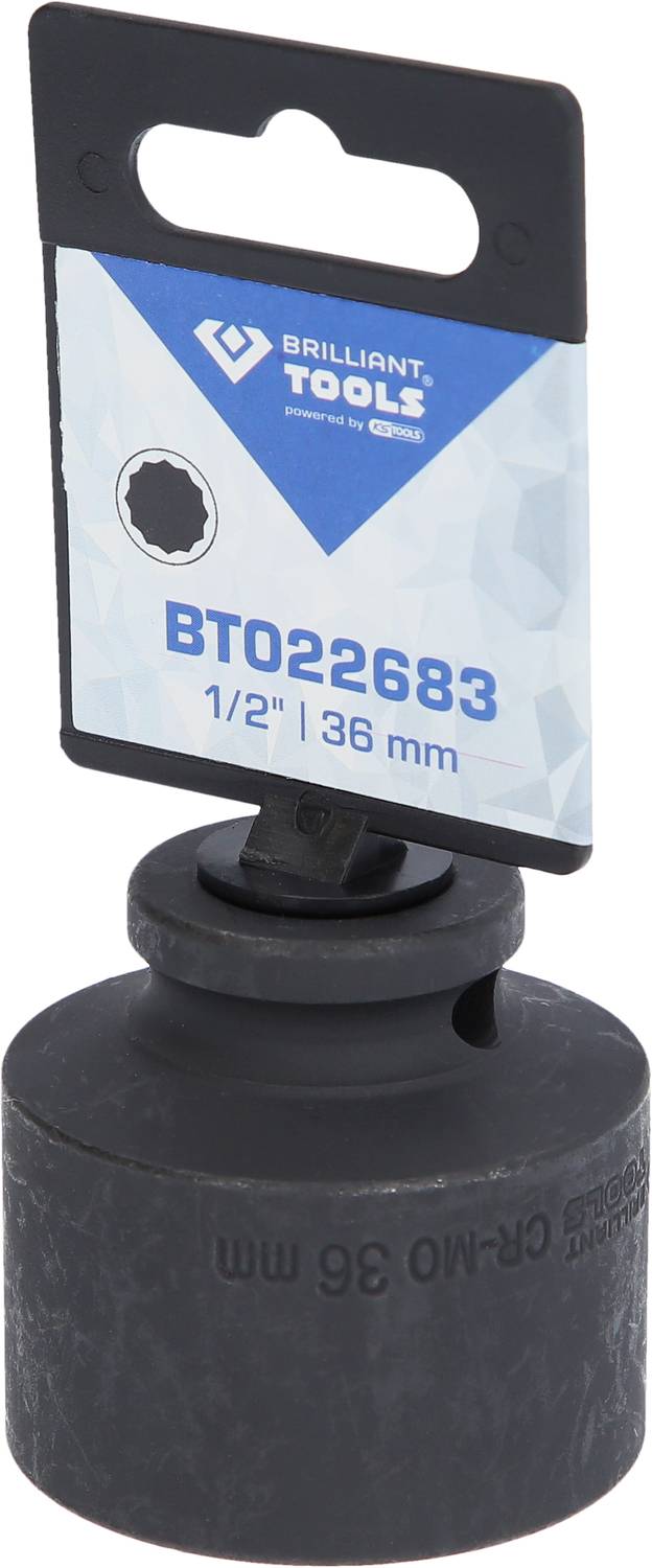 Sockel-Adapter mit sechseckigem Einsatz 'BT022683', Größe 1/2