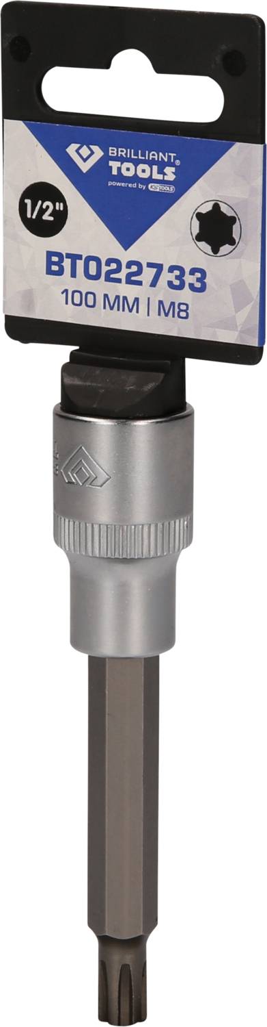 'Brilliant Tools' langer Bitaufsatz, Sechskant 1/2