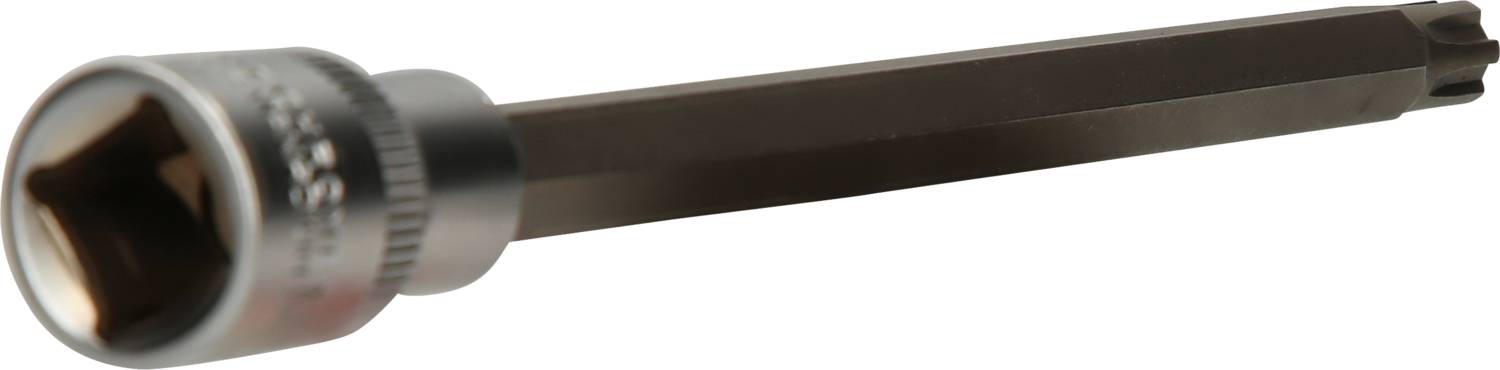 Langer Torx-Schraubendreheraufsatz mit sechseckiger Aufnahme, geeignet für präzises Arbeiten an schwer zugänglichen Stellen.