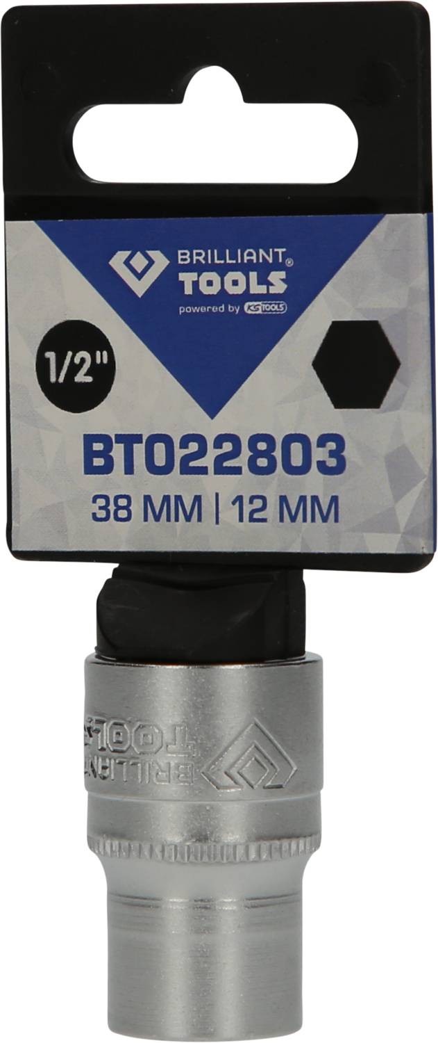Stecknuss 'Brilliant Tools' BT022803, Größe 38 mm / 12 mm, mit 1/2