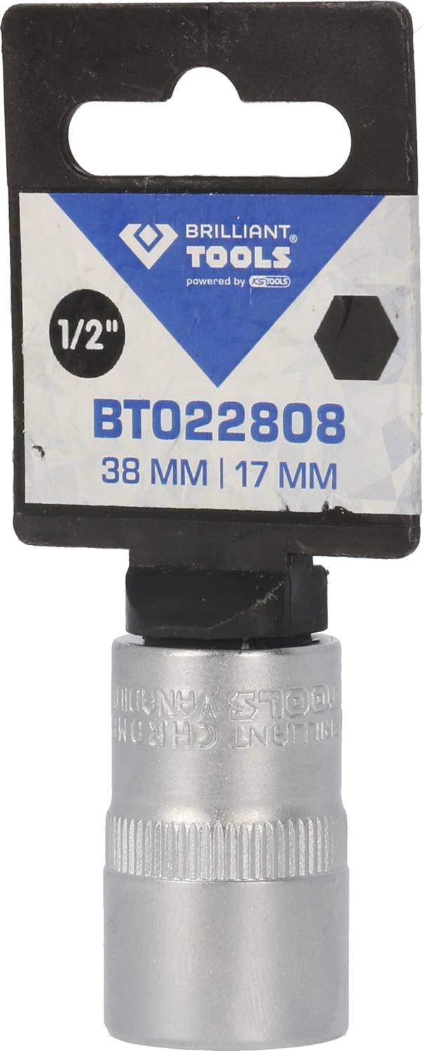 'Silberne Stecknuss von Brilliant Tools, Größe 1/2