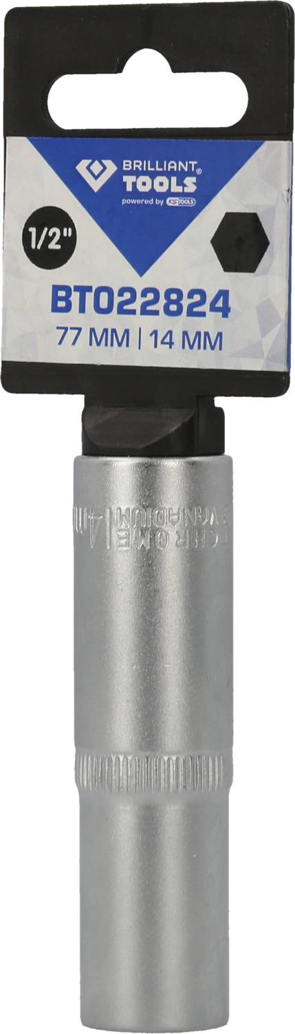 Schraubenschlüsselaufsatz, 14 mm, 77 mm Länge, 1/2
