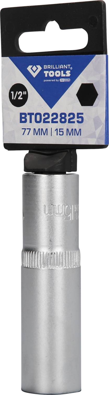 Silberner Steckschlüssel von Brilliant Tools, Größe 1/2