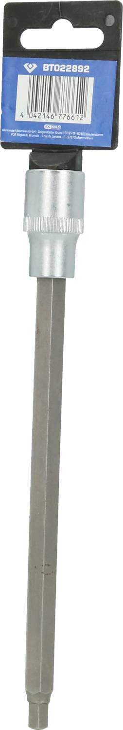 Langschaftswerkzeug mit sechseckigem Kopf und Aufhänger, geeignet für Arbeiten, die Torx-Bits erfordern.