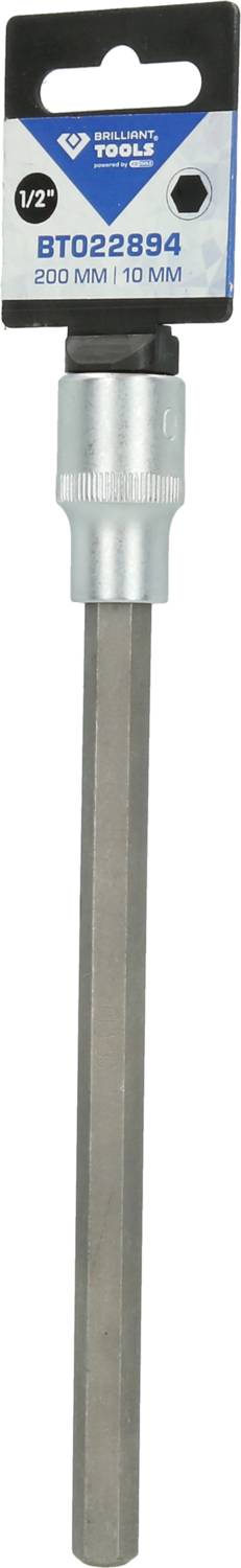 'SDS-Max Meißel, 300 mm x 10 mm, von VITO Tools' auf Verpackung; ein langer, metallischer Schaft.