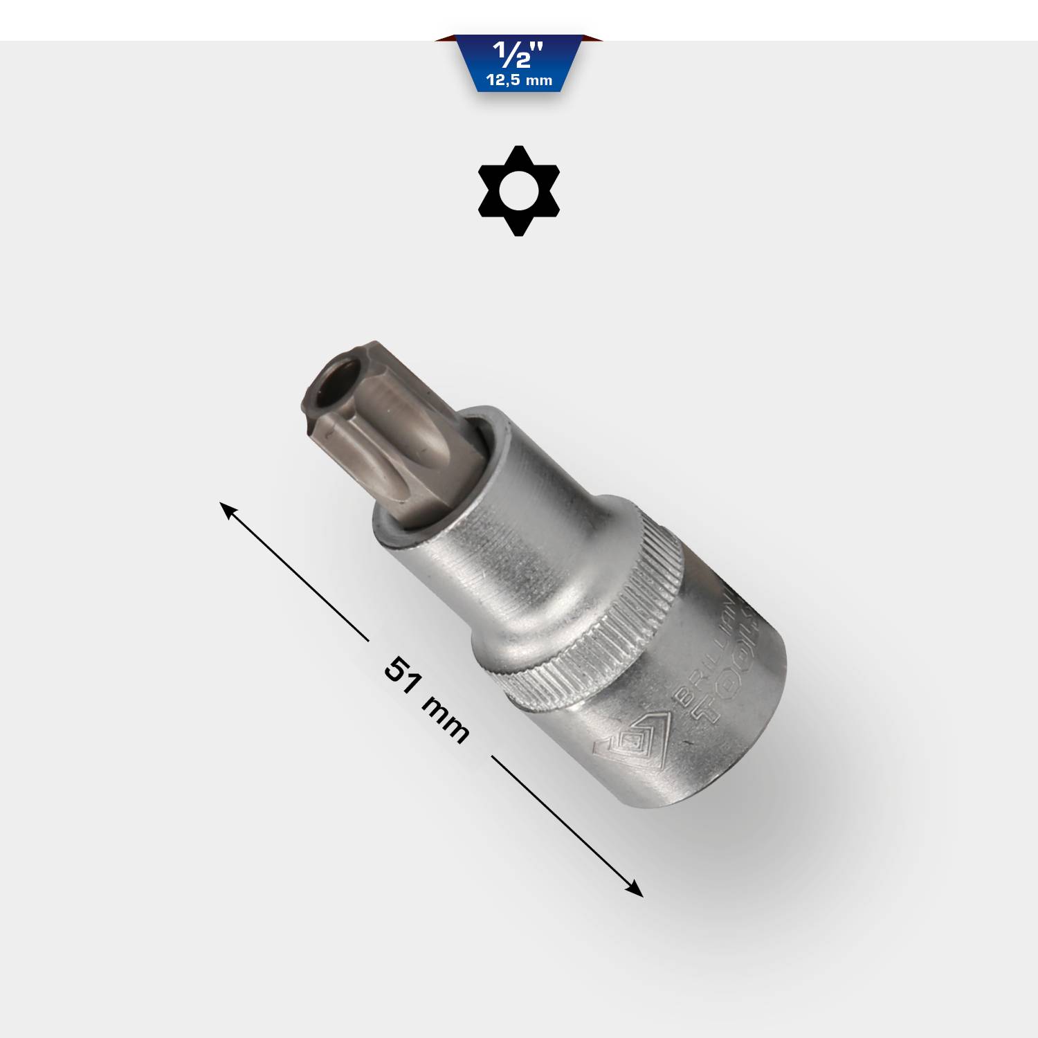 'Bit: TX20, 51 mm Länge, Aufnahme 1/2