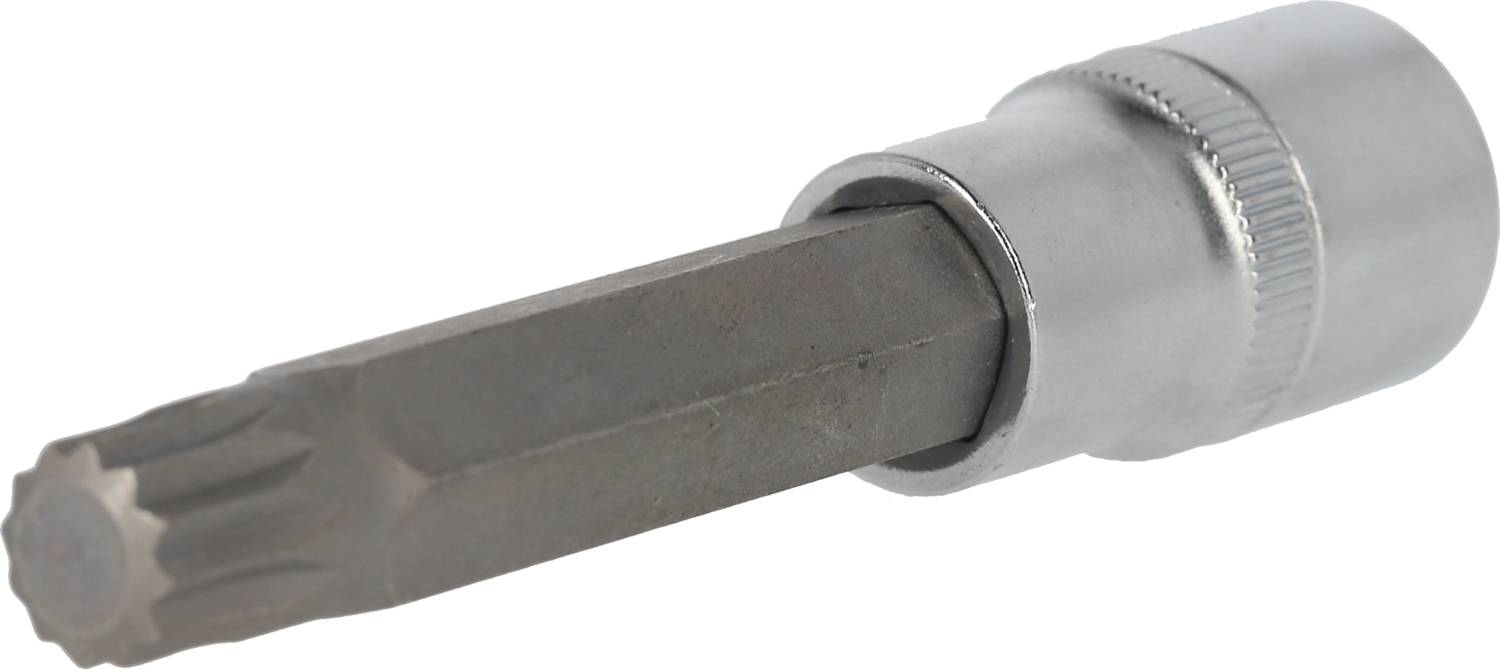Ein sternförmiger Torx-Bit aus Metall mit sechszackigem Profil. Geeignet für Heimwerkerprojekte oder Schraubenmontage.