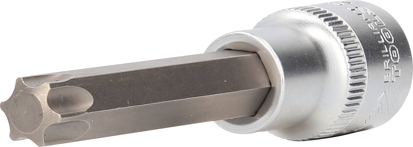 Ein silberner Schraubaufsatz mit sternförmigem Kopf liegt seitlich.