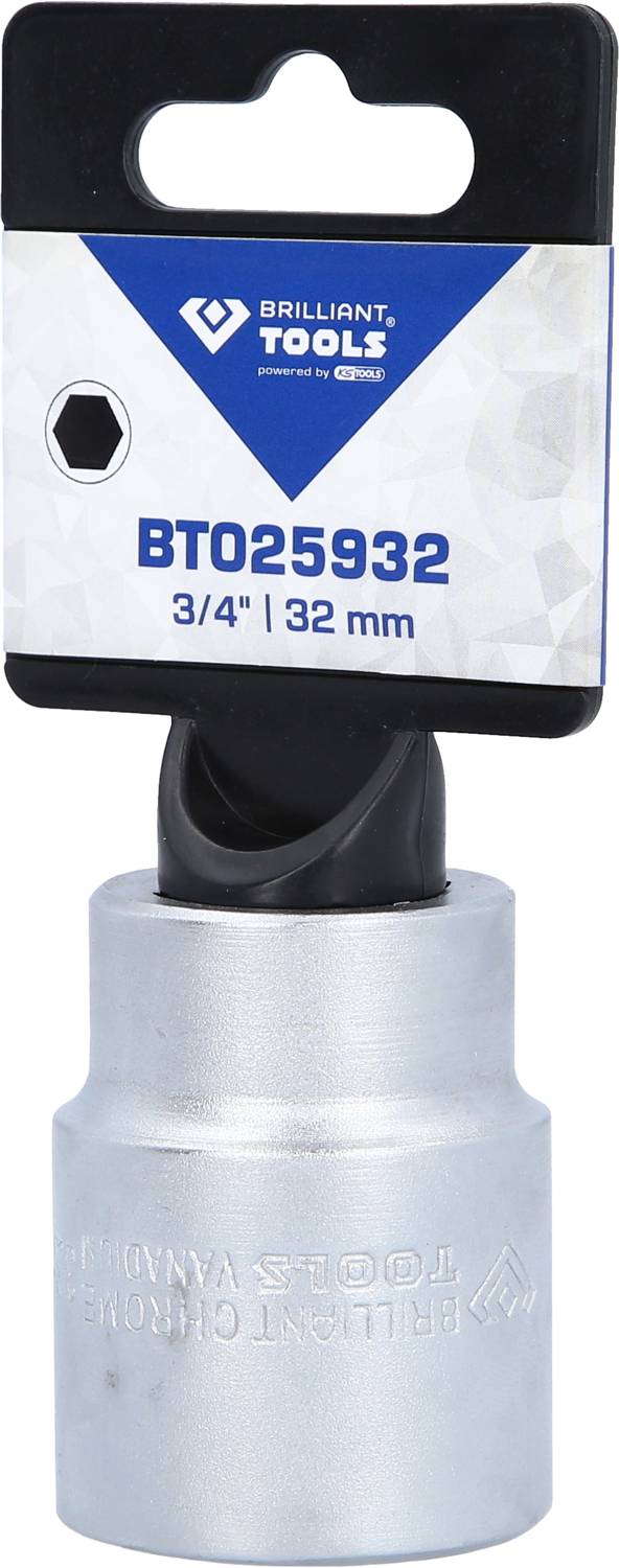 Steckschlüsselaufsatz aus Metall mit der Größe 3/4