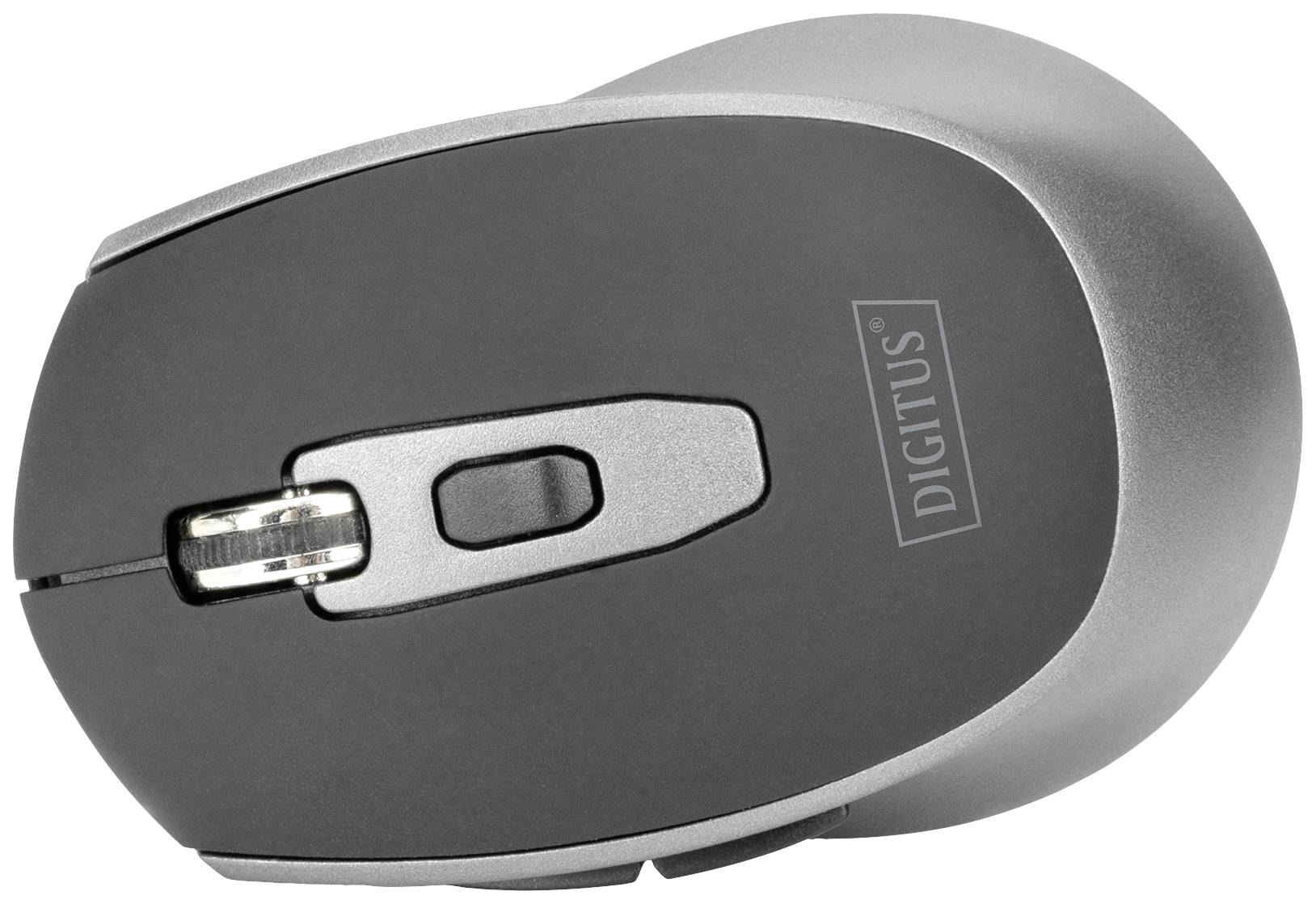 Digitus DA-20162 Maus Kabellos Optisch Schwarz, Grau 6 Tasten 1600 dpi, 1200 dpi, 800 dpi