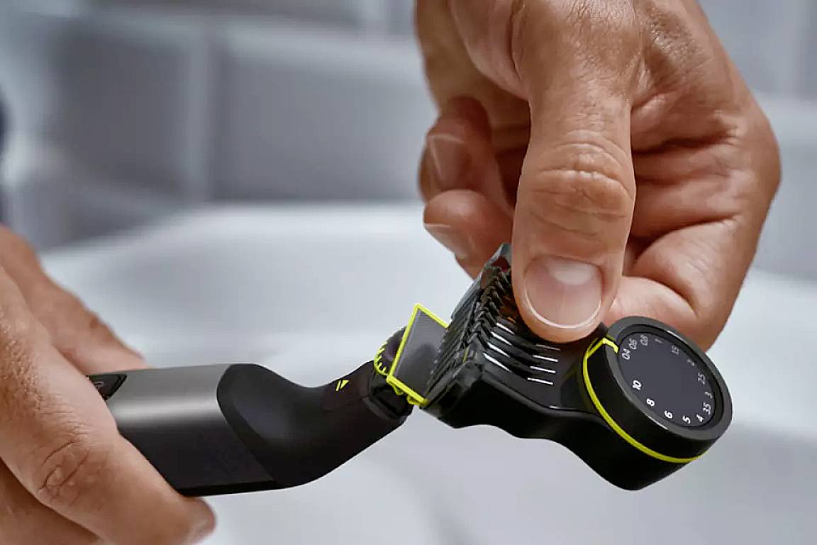 Philips Bodycare OneBlade Pro 360 Rasierer abwaschbar Grün, Schwarz