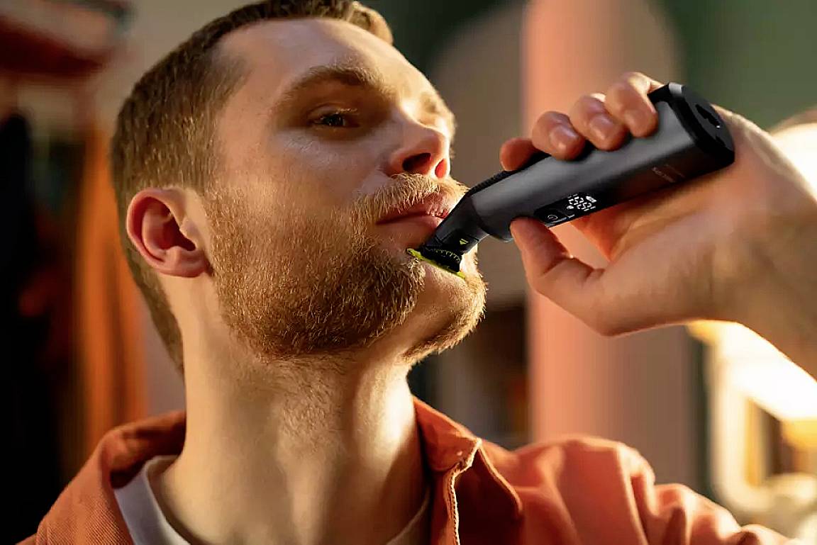 Philips Bodycare OneBlade Pro 360 Rasierer abwaschbar Grün, Schwarz