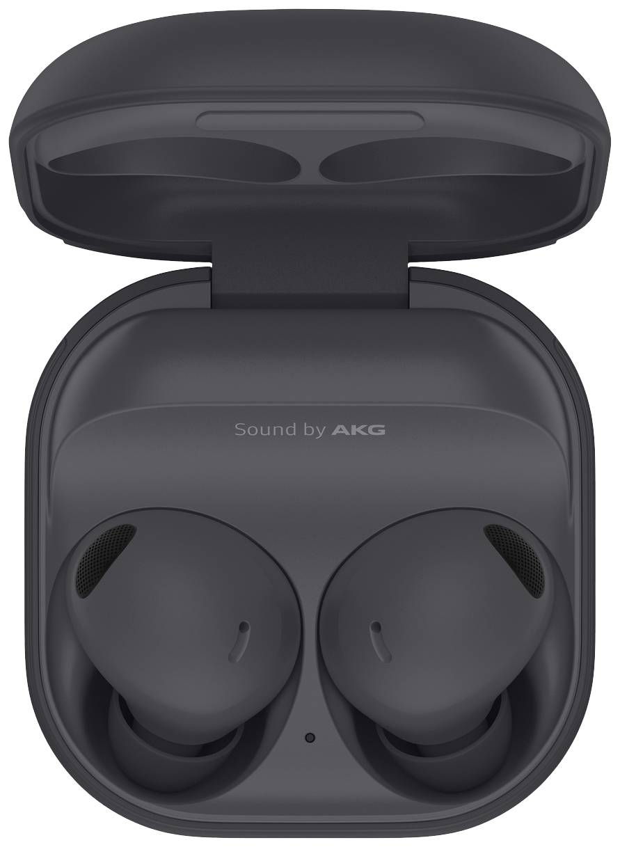 Samsung Buds 2 Pro In Ear Kopfhörer Bluetooth® Stereo Graphite Noise Cancelling, Mikrofon-Rauschunterdrückung Ladecase, Wasserabweisend