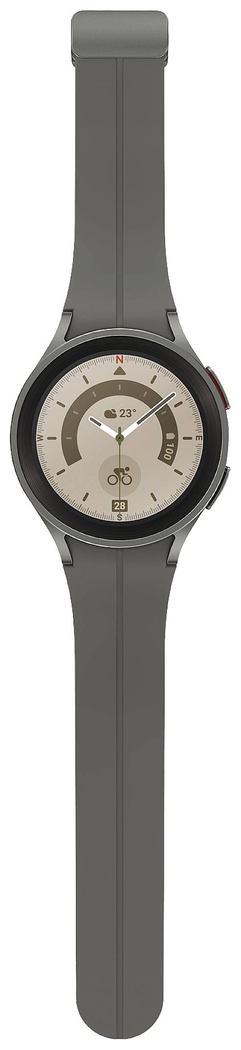 Samsung Galaxy Watch5 Pro Smartwatch 45 mm Uni Grau, Titanium