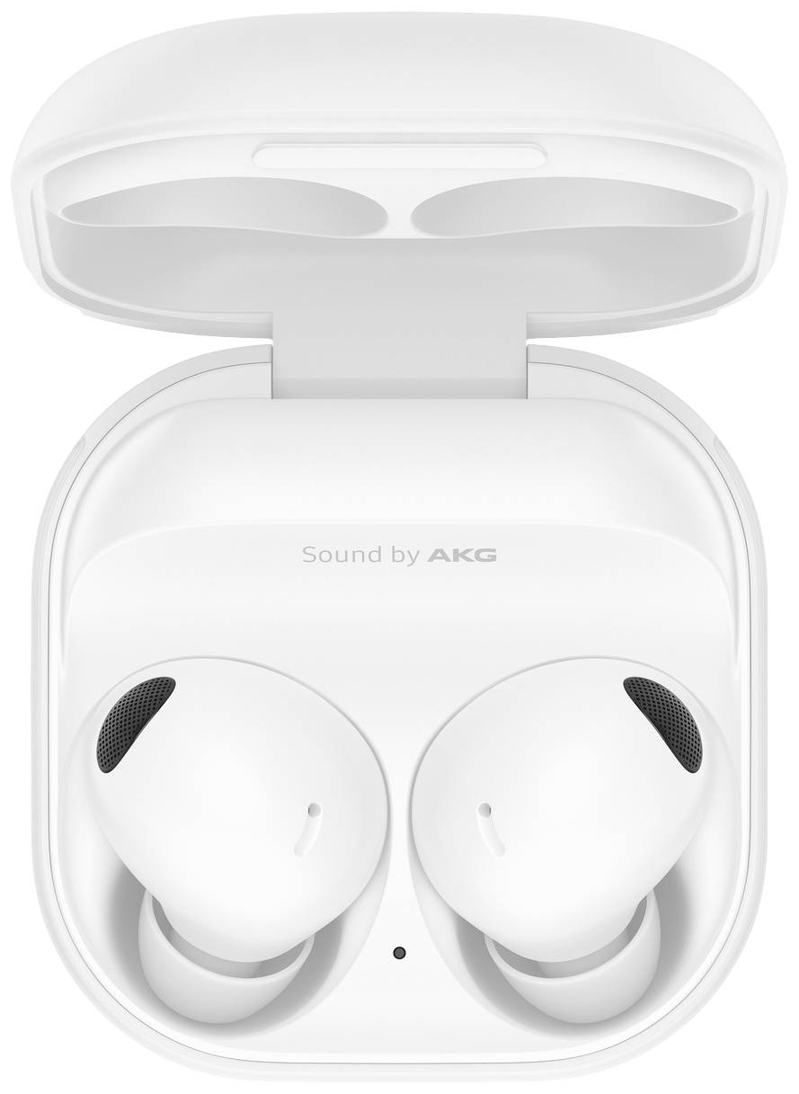 Samsung Buds 2 Pro In Ear Kopfhörer Bluetooth® Stereo Weiß Noise Cancelling, Mikrofon-Rauschunterdrückung Ladecase, Wasserabweisend